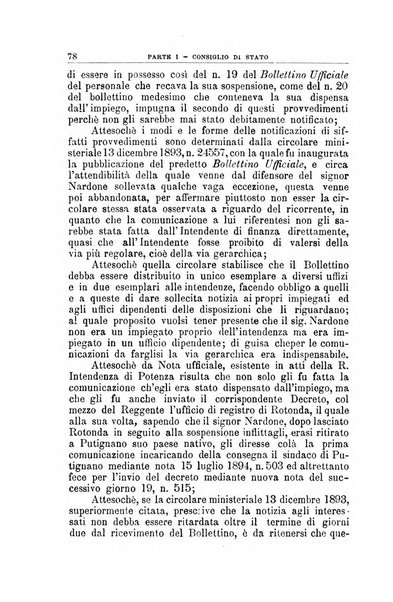 La giustizia amministrativa raccolta di decisioni e pareri del Consiglio di Stato, decisioni della Corte dei conti, sentenze della Cassazione di Roma, e decisioni delle Giunte provinciali amministrative