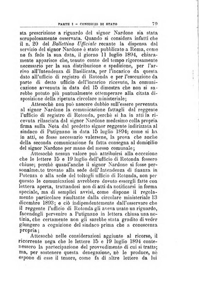 La giustizia amministrativa raccolta di decisioni e pareri del Consiglio di Stato, decisioni della Corte dei conti, sentenze della Cassazione di Roma, e decisioni delle Giunte provinciali amministrative