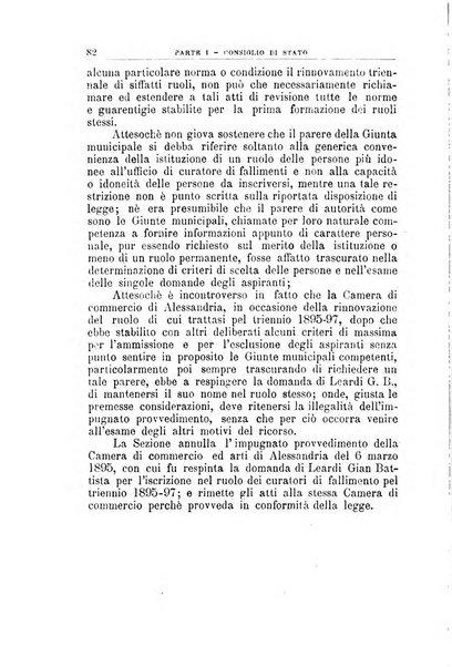 La giustizia amministrativa raccolta di decisioni e pareri del Consiglio di Stato, decisioni della Corte dei conti, sentenze della Cassazione di Roma, e decisioni delle Giunte provinciali amministrative