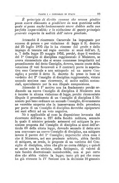 La giustizia amministrativa raccolta di decisioni e pareri del Consiglio di Stato, decisioni della Corte dei conti, sentenze della Cassazione di Roma, e decisioni delle Giunte provinciali amministrative