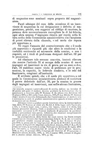 La giustizia amministrativa raccolta di decisioni e pareri del Consiglio di Stato, decisioni della Corte dei conti, sentenze della Cassazione di Roma, e decisioni delle Giunte provinciali amministrative