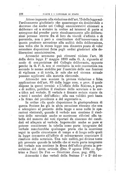 La giustizia amministrativa raccolta di decisioni e pareri del Consiglio di Stato, decisioni della Corte dei conti, sentenze della Cassazione di Roma, e decisioni delle Giunte provinciali amministrative