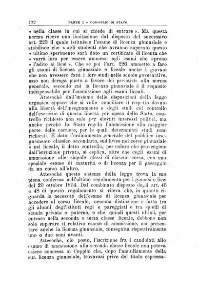 La giustizia amministrativa raccolta di decisioni e pareri del Consiglio di Stato, decisioni della Corte dei conti, sentenze della Cassazione di Roma, e decisioni delle Giunte provinciali amministrative