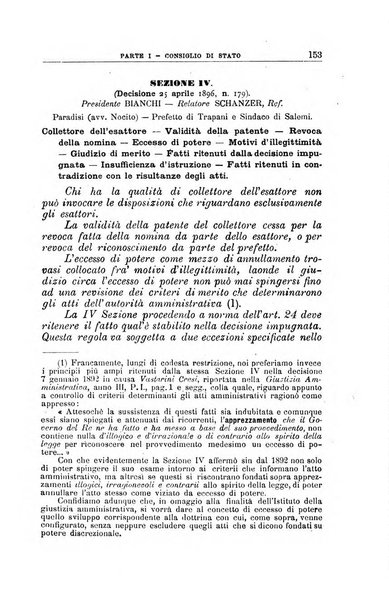 La giustizia amministrativa raccolta di decisioni e pareri del Consiglio di Stato, decisioni della Corte dei conti, sentenze della Cassazione di Roma, e decisioni delle Giunte provinciali amministrative