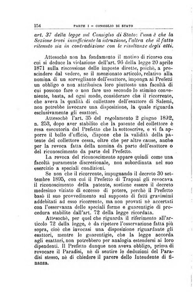 La giustizia amministrativa raccolta di decisioni e pareri del Consiglio di Stato, decisioni della Corte dei conti, sentenze della Cassazione di Roma, e decisioni delle Giunte provinciali amministrative