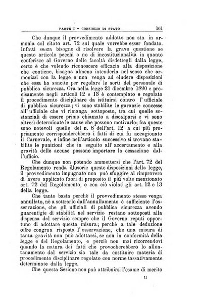 La giustizia amministrativa raccolta di decisioni e pareri del Consiglio di Stato, decisioni della Corte dei conti, sentenze della Cassazione di Roma, e decisioni delle Giunte provinciali amministrative