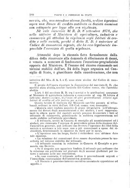 La giustizia amministrativa raccolta di decisioni e pareri del Consiglio di Stato, decisioni della Corte dei conti, sentenze della Cassazione di Roma, e decisioni delle Giunte provinciali amministrative