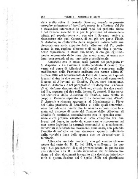 La giustizia amministrativa raccolta di decisioni e pareri del Consiglio di Stato, decisioni della Corte dei conti, sentenze della Cassazione di Roma, e decisioni delle Giunte provinciali amministrative