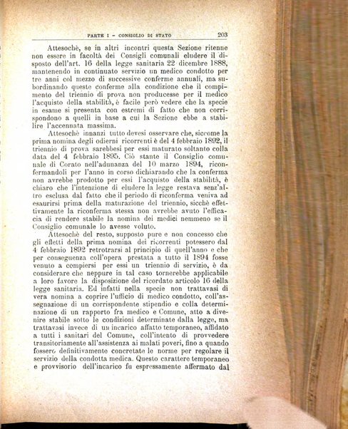 La giustizia amministrativa raccolta di decisioni e pareri del Consiglio di Stato, decisioni della Corte dei conti, sentenze della Cassazione di Roma, e decisioni delle Giunte provinciali amministrative