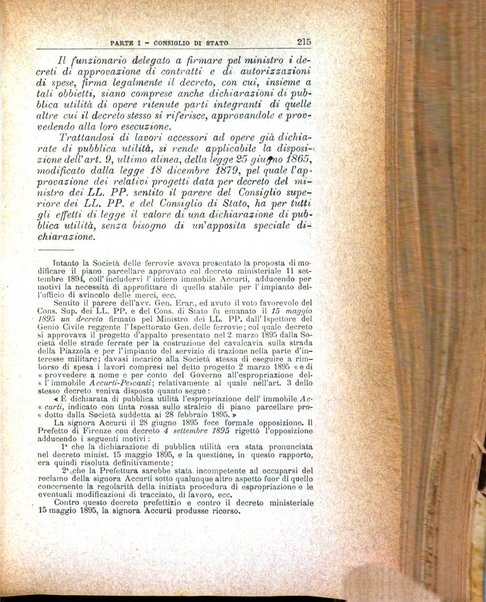 La giustizia amministrativa raccolta di decisioni e pareri del Consiglio di Stato, decisioni della Corte dei conti, sentenze della Cassazione di Roma, e decisioni delle Giunte provinciali amministrative