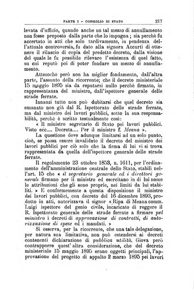 La giustizia amministrativa raccolta di decisioni e pareri del Consiglio di Stato, decisioni della Corte dei conti, sentenze della Cassazione di Roma, e decisioni delle Giunte provinciali amministrative