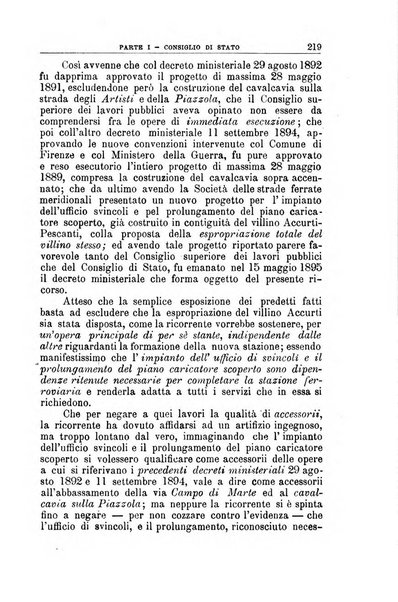 La giustizia amministrativa raccolta di decisioni e pareri del Consiglio di Stato, decisioni della Corte dei conti, sentenze della Cassazione di Roma, e decisioni delle Giunte provinciali amministrative