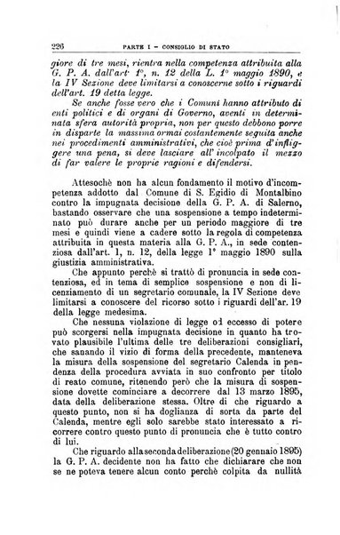 La giustizia amministrativa raccolta di decisioni e pareri del Consiglio di Stato, decisioni della Corte dei conti, sentenze della Cassazione di Roma, e decisioni delle Giunte provinciali amministrative