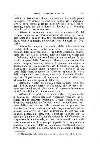 La giustizia amministrativa raccolta di decisioni e pareri del Consiglio di Stato, decisioni della Corte dei conti, sentenze della Cassazione di Roma, e decisioni delle Giunte provinciali amministrative