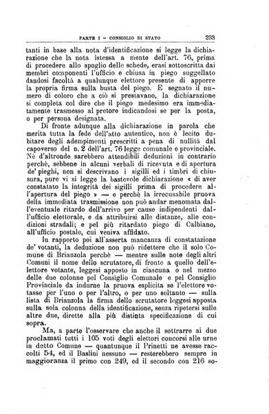 La giustizia amministrativa raccolta di decisioni e pareri del Consiglio di Stato, decisioni della Corte dei conti, sentenze della Cassazione di Roma, e decisioni delle Giunte provinciali amministrative