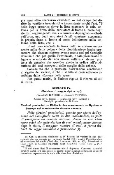 La giustizia amministrativa raccolta di decisioni e pareri del Consiglio di Stato, decisioni della Corte dei conti, sentenze della Cassazione di Roma, e decisioni delle Giunte provinciali amministrative