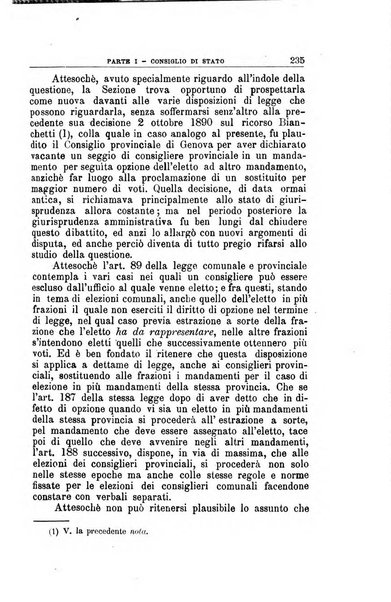 La giustizia amministrativa raccolta di decisioni e pareri del Consiglio di Stato, decisioni della Corte dei conti, sentenze della Cassazione di Roma, e decisioni delle Giunte provinciali amministrative