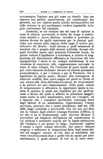 La giustizia amministrativa raccolta di decisioni e pareri del Consiglio di Stato, decisioni della Corte dei conti, sentenze della Cassazione di Roma, e decisioni delle Giunte provinciali amministrative