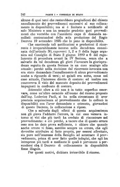 La giustizia amministrativa raccolta di decisioni e pareri del Consiglio di Stato, decisioni della Corte dei conti, sentenze della Cassazione di Roma, e decisioni delle Giunte provinciali amministrative