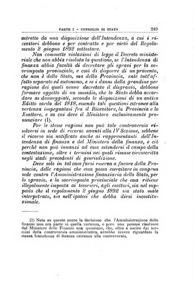 La giustizia amministrativa raccolta di decisioni e pareri del Consiglio di Stato, decisioni della Corte dei conti, sentenze della Cassazione di Roma, e decisioni delle Giunte provinciali amministrative