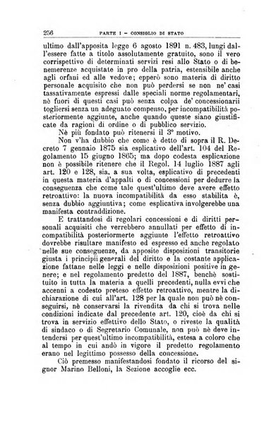 La giustizia amministrativa raccolta di decisioni e pareri del Consiglio di Stato, decisioni della Corte dei conti, sentenze della Cassazione di Roma, e decisioni delle Giunte provinciali amministrative