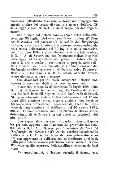 La giustizia amministrativa raccolta di decisioni e pareri del Consiglio di Stato, decisioni della Corte dei conti, sentenze della Cassazione di Roma, e decisioni delle Giunte provinciali amministrative