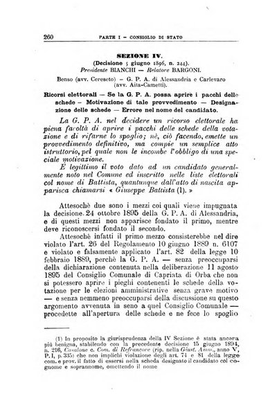 La giustizia amministrativa raccolta di decisioni e pareri del Consiglio di Stato, decisioni della Corte dei conti, sentenze della Cassazione di Roma, e decisioni delle Giunte provinciali amministrative