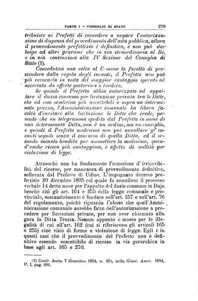 La giustizia amministrativa raccolta di decisioni e pareri del Consiglio di Stato, decisioni della Corte dei conti, sentenze della Cassazione di Roma, e decisioni delle Giunte provinciali amministrative