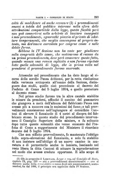 La giustizia amministrativa raccolta di decisioni e pareri del Consiglio di Stato, decisioni della Corte dei conti, sentenze della Cassazione di Roma, e decisioni delle Giunte provinciali amministrative