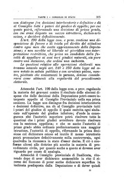 La giustizia amministrativa raccolta di decisioni e pareri del Consiglio di Stato, decisioni della Corte dei conti, sentenze della Cassazione di Roma, e decisioni delle Giunte provinciali amministrative