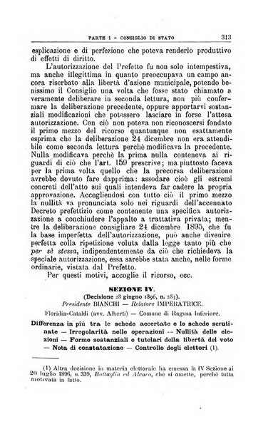 La giustizia amministrativa raccolta di decisioni e pareri del Consiglio di Stato, decisioni della Corte dei conti, sentenze della Cassazione di Roma, e decisioni delle Giunte provinciali amministrative