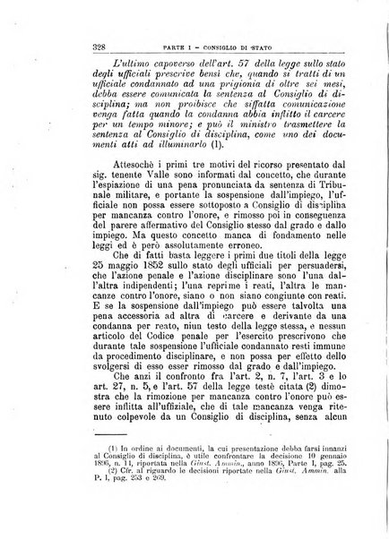 La giustizia amministrativa raccolta di decisioni e pareri del Consiglio di Stato, decisioni della Corte dei conti, sentenze della Cassazione di Roma, e decisioni delle Giunte provinciali amministrative