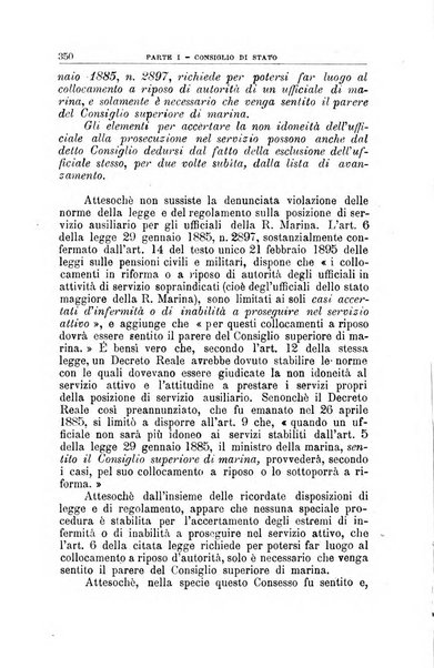 La giustizia amministrativa raccolta di decisioni e pareri del Consiglio di Stato, decisioni della Corte dei conti, sentenze della Cassazione di Roma, e decisioni delle Giunte provinciali amministrative