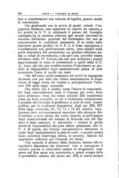 La giustizia amministrativa raccolta di decisioni e pareri del Consiglio di Stato, decisioni della Corte dei conti, sentenze della Cassazione di Roma, e decisioni delle Giunte provinciali amministrative