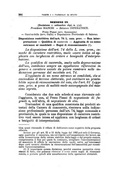 La giustizia amministrativa raccolta di decisioni e pareri del Consiglio di Stato, decisioni della Corte dei conti, sentenze della Cassazione di Roma, e decisioni delle Giunte provinciali amministrative