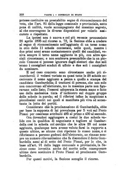 La giustizia amministrativa raccolta di decisioni e pareri del Consiglio di Stato, decisioni della Corte dei conti, sentenze della Cassazione di Roma, e decisioni delle Giunte provinciali amministrative