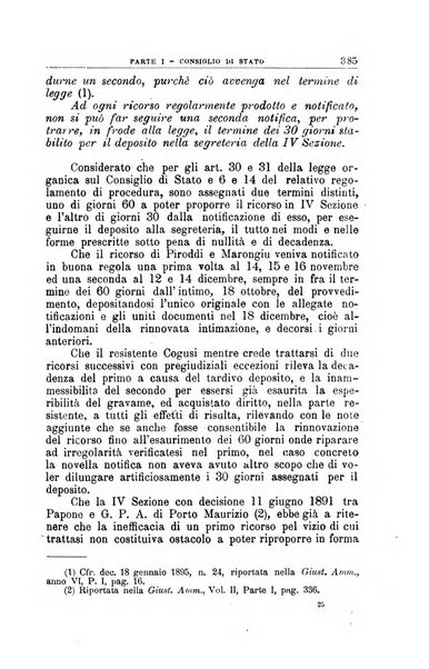 La giustizia amministrativa raccolta di decisioni e pareri del Consiglio di Stato, decisioni della Corte dei conti, sentenze della Cassazione di Roma, e decisioni delle Giunte provinciali amministrative