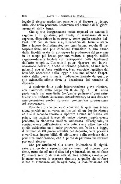 La giustizia amministrativa raccolta di decisioni e pareri del Consiglio di Stato, decisioni della Corte dei conti, sentenze della Cassazione di Roma, e decisioni delle Giunte provinciali amministrative