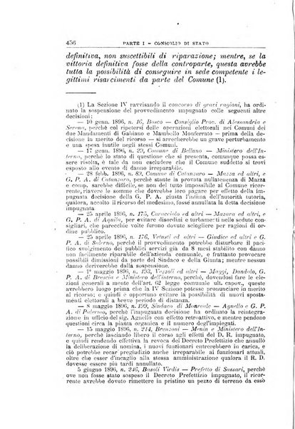 La giustizia amministrativa raccolta di decisioni e pareri del Consiglio di Stato, decisioni della Corte dei conti, sentenze della Cassazione di Roma, e decisioni delle Giunte provinciali amministrative