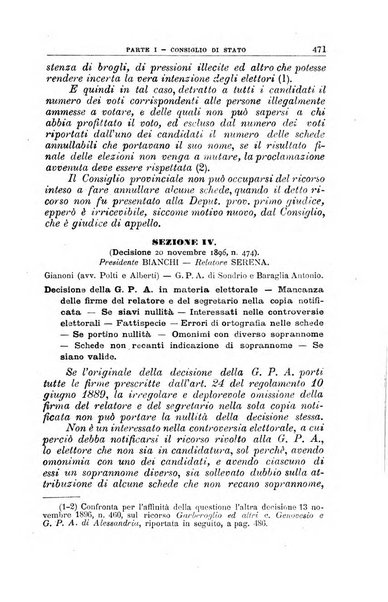 La giustizia amministrativa raccolta di decisioni e pareri del Consiglio di Stato, decisioni della Corte dei conti, sentenze della Cassazione di Roma, e decisioni delle Giunte provinciali amministrative