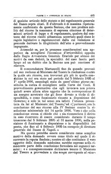 La giustizia amministrativa raccolta di decisioni e pareri del Consiglio di Stato, decisioni della Corte dei conti, sentenze della Cassazione di Roma, e decisioni delle Giunte provinciali amministrative