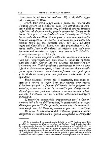 La giustizia amministrativa raccolta di decisioni e pareri del Consiglio di Stato, decisioni della Corte dei conti, sentenze della Cassazione di Roma, e decisioni delle Giunte provinciali amministrative