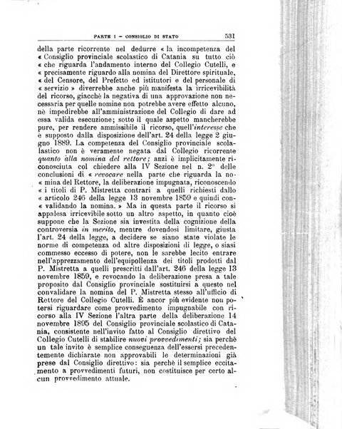 La giustizia amministrativa raccolta di decisioni e pareri del Consiglio di Stato, decisioni della Corte dei conti, sentenze della Cassazione di Roma, e decisioni delle Giunte provinciali amministrative