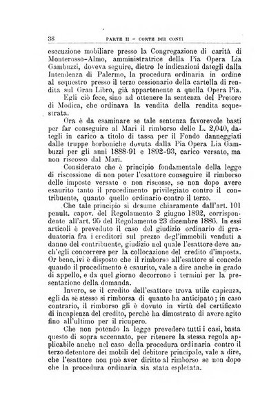 La giustizia amministrativa raccolta di decisioni e pareri del Consiglio di Stato, decisioni della Corte dei conti, sentenze della Cassazione di Roma, e decisioni delle Giunte provinciali amministrative