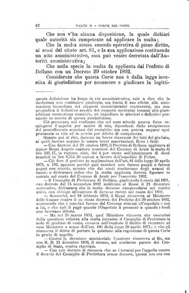 La giustizia amministrativa raccolta di decisioni e pareri del Consiglio di Stato, decisioni della Corte dei conti, sentenze della Cassazione di Roma, e decisioni delle Giunte provinciali amministrative