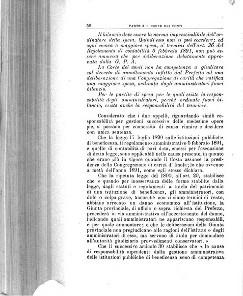 La giustizia amministrativa raccolta di decisioni e pareri del Consiglio di Stato, decisioni della Corte dei conti, sentenze della Cassazione di Roma, e decisioni delle Giunte provinciali amministrative