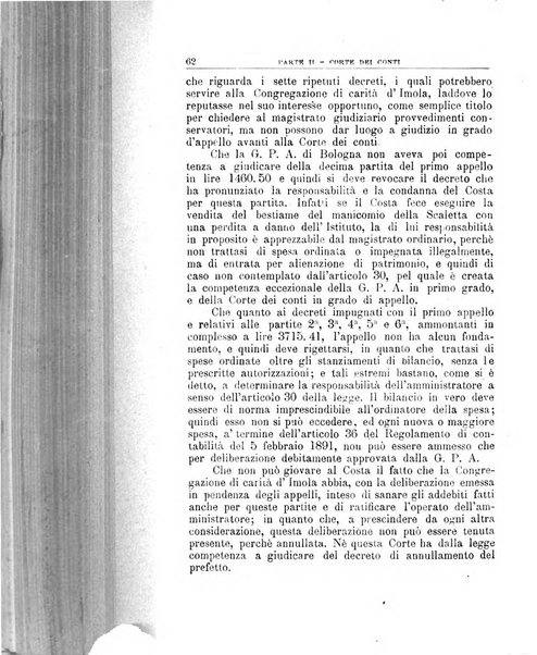 La giustizia amministrativa raccolta di decisioni e pareri del Consiglio di Stato, decisioni della Corte dei conti, sentenze della Cassazione di Roma, e decisioni delle Giunte provinciali amministrative