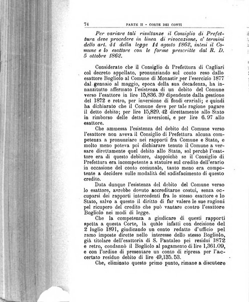 La giustizia amministrativa raccolta di decisioni e pareri del Consiglio di Stato, decisioni della Corte dei conti, sentenze della Cassazione di Roma, e decisioni delle Giunte provinciali amministrative