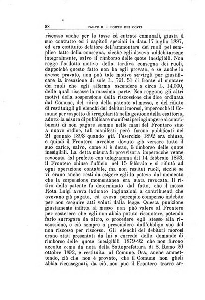 La giustizia amministrativa raccolta di decisioni e pareri del Consiglio di Stato, decisioni della Corte dei conti, sentenze della Cassazione di Roma, e decisioni delle Giunte provinciali amministrative