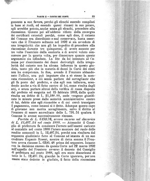 La giustizia amministrativa raccolta di decisioni e pareri del Consiglio di Stato, decisioni della Corte dei conti, sentenze della Cassazione di Roma, e decisioni delle Giunte provinciali amministrative